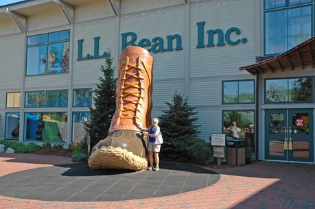 LL Bean's Headquarters Store in Freeport, Maine