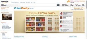 Amazon Prime Pantry website
