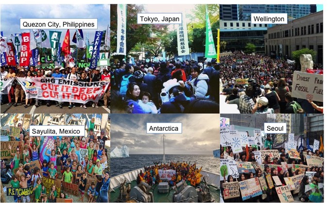 Climate Justice Demonstrations Worldwide on 11/29/15