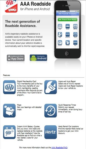 AAA's Mobile App