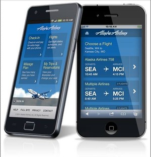 Alaska Airlines' Mobile Apps