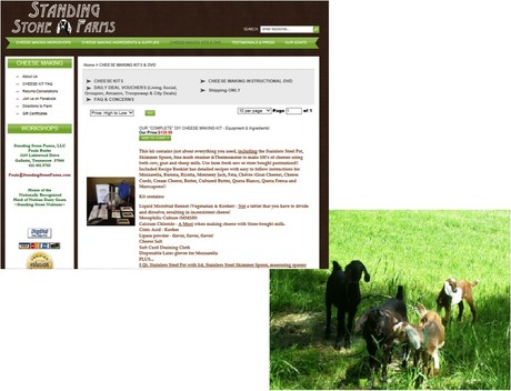 Standing Stone Farms DIY Kits and Herd of Nubian Goats