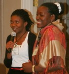 Catherine Namwezi and Godliver Businge