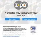 Zopa homepage