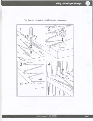 Utility Cart Instructions