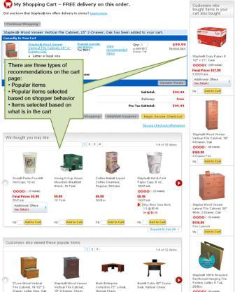 Recommendations at Staples.com