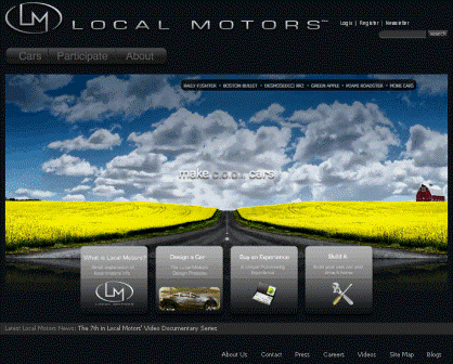 Local Motors Homepage