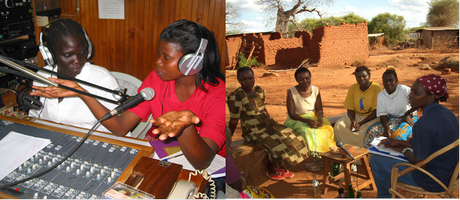 Students developing & presenting radio programs