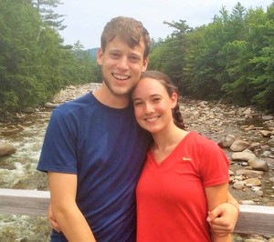 Max Silverman and Alex Ulin in Maine, just before their trip to Nepal