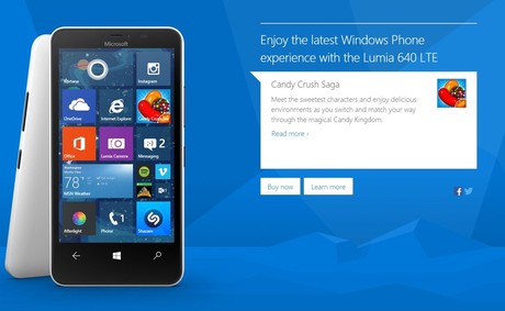 Lumia 640 with Windows 10 Simulation