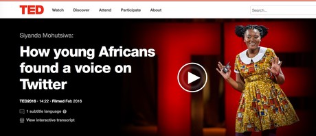 Ted Talk: Siyanda Mohutsiwa