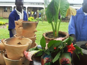 URDT's Youth Leadership program Pottery vases and planters