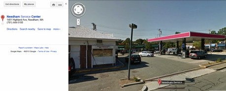 Needham Service Center via Google Maps