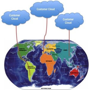 Locations of Cloud Computing