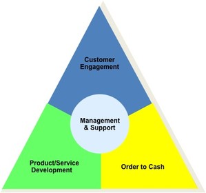 A Simple Model of Customer-Critical High-Level Processes