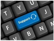 Customer Service and Support button