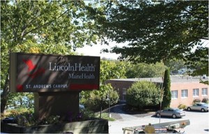 Repurposed Community Hospital. The former St. Andrews Hospital has been merged to create LincolnHealth. 